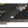 Mexen Milo 1-compartment granite sink with a kitchen mixer tap Savita, Black/Gold metallic- 6505-75-672601-00