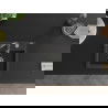 Mexen Milo 1-compartment granite sink with a kitchen mixer tap Savita, spotted black - 6505-76-672601-76