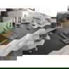 Mexen Enzo 1-compartment granite sink with a drip tray and kitchen mixer tap Savita, Grey - 6506-71-672601-00