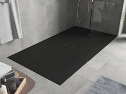 Mexen Hugo rectangular SMC shower tray 200 x 100 cm, black - 42701020