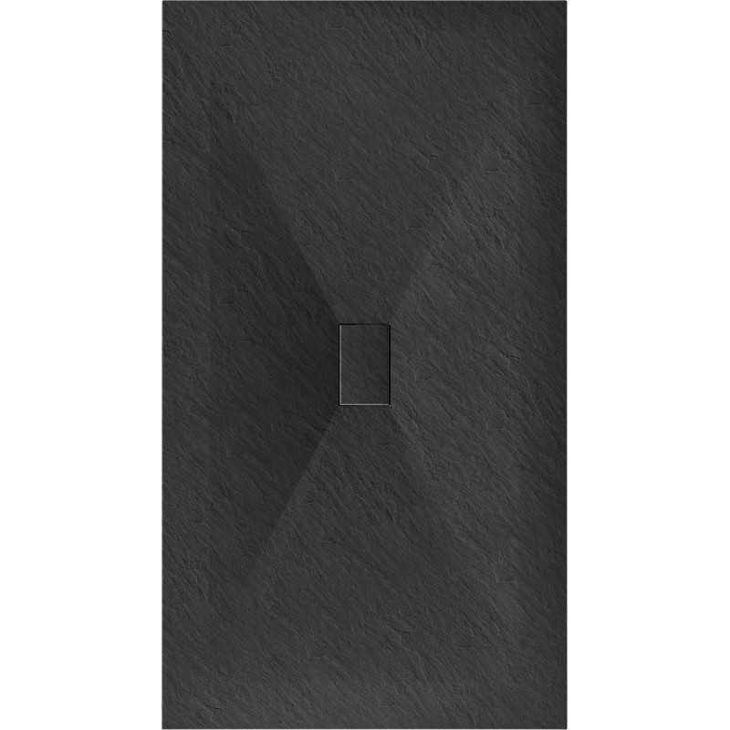 Mexen Hugo rectangular SMC shower tray 200 x 100 cm, black - 42701020