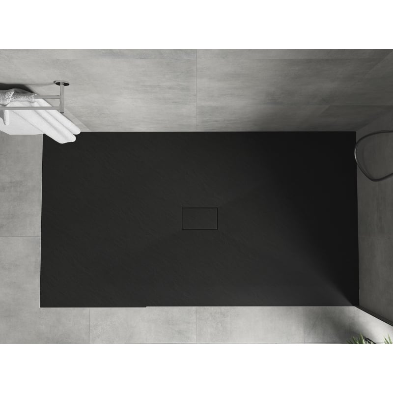 Mexen Hugo rectangular SMC shower tray 200 x 100 cm, black - 42701020