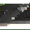 Mexen Enzo 1-compartment granite sink with a drip tray and kitchen mixer tap Savita, Black/Gold metallic - 6506-75-672601-70