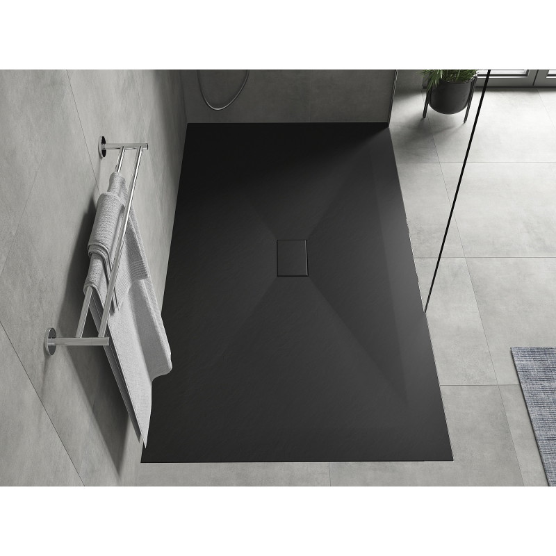 Mexen Hugo SMC rectangular shower tray 180 x 100 cm, black - 42701018