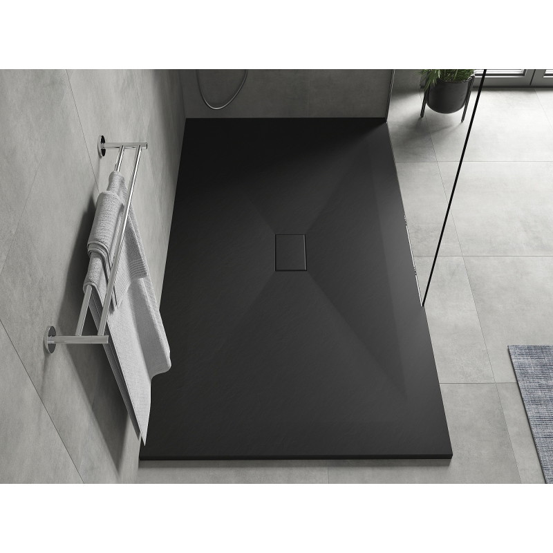 Mexen Hugo SMC rectangular shower tray 180 x 100 cm, black - 42701018