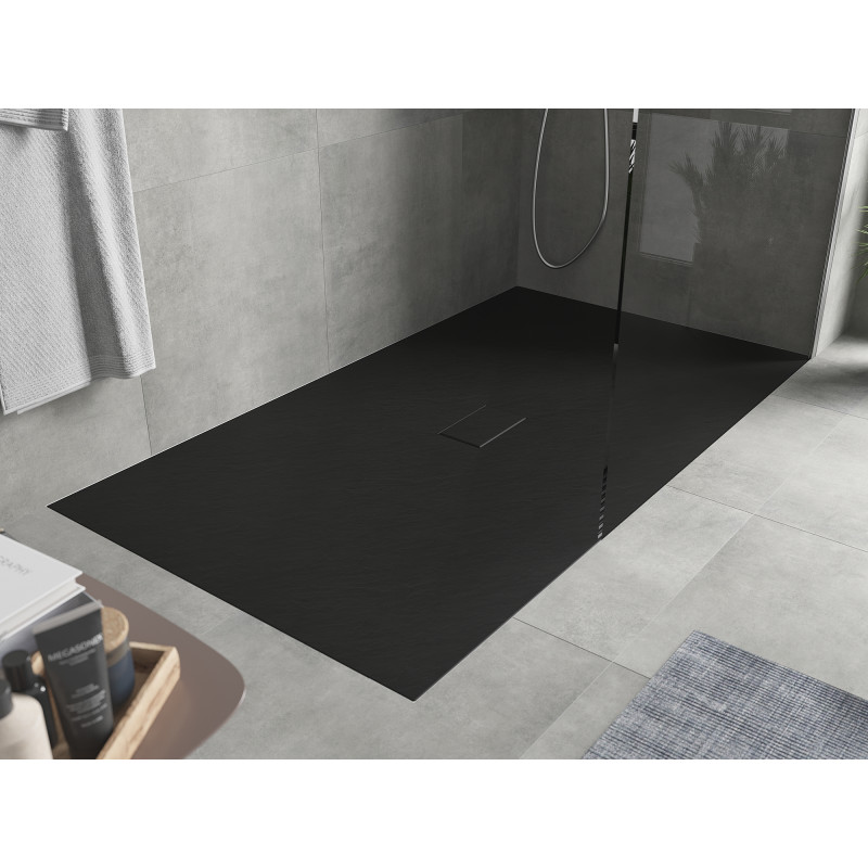 Mexen Hugo rectangular SMC shower tray 170 x 100 cm, black - 42701017