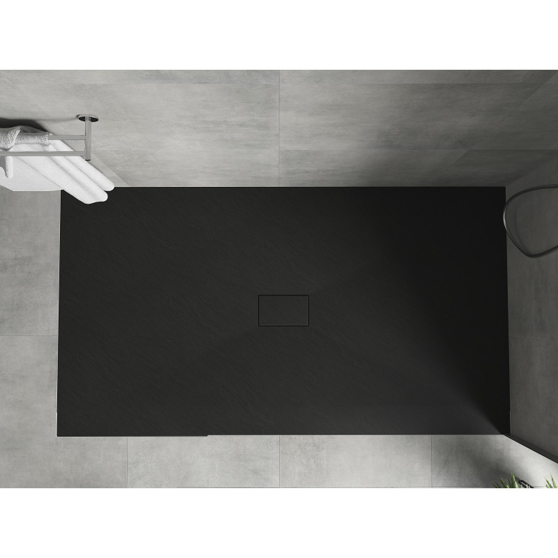 Mexen Hugo rectangular SMC shower tray 170 x 100 cm, black - 42701017