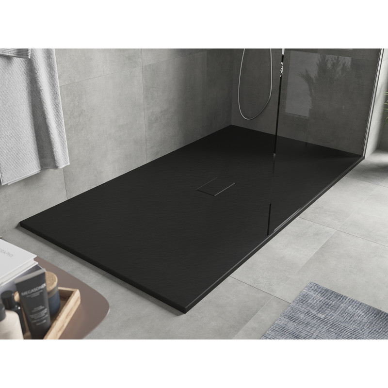 Mexen Hugo rectangular SMC shower tray 170 x 100 cm, black - 42701017