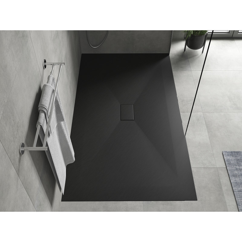 Mexen Hugo SMC Rectangular Shower Tray 160 x 100 cm, Black - 42701016
