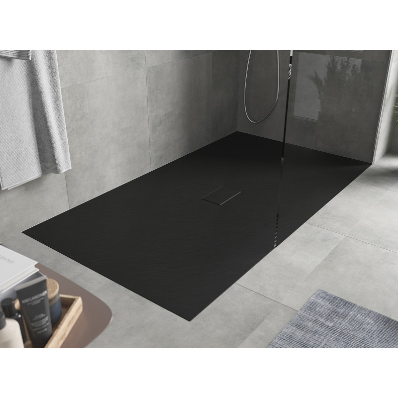 Mexen Hugo SMC rectangular shower tray 150 x 100 cm, black - 42701015