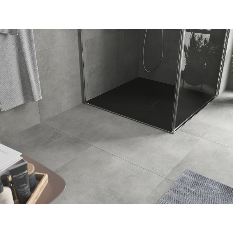 Mexen Hugo square SMC shower tray 100 x 100 cm, black - 42701010