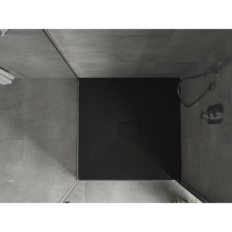 Mexen Hugo SMC Square Shower Tray 100 x 100 cm, Black - 42701010