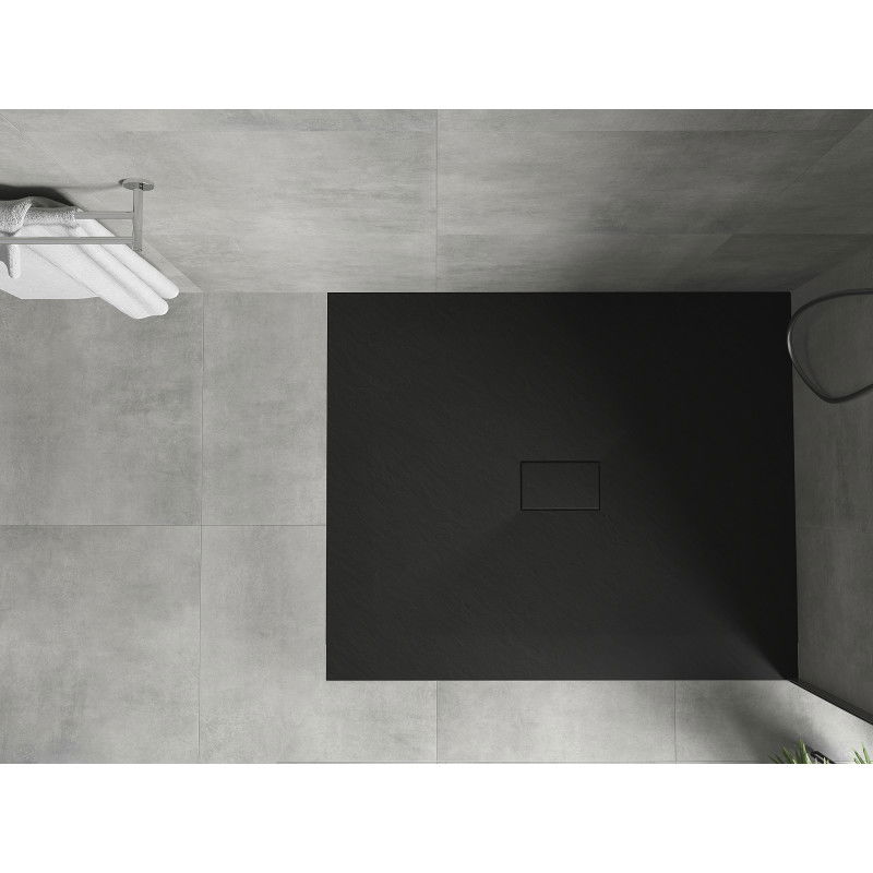 Mexen Hugo rectangular shower tray SMC 110 x 100 cm, black - 42701011