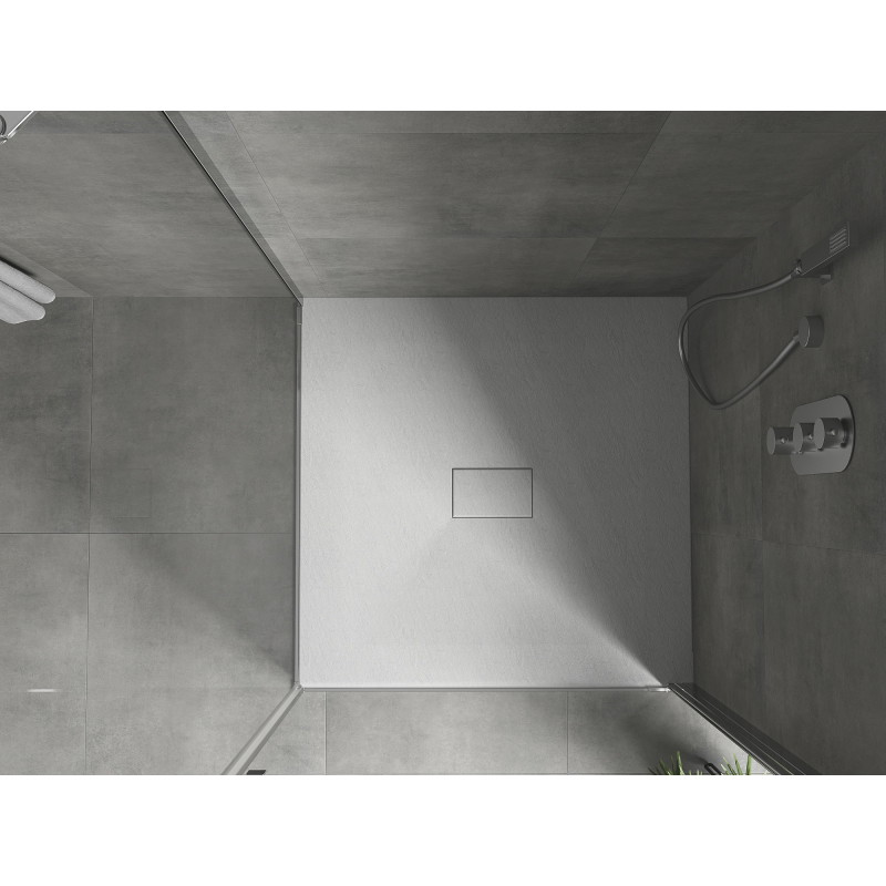 Mexen Hugo square SMC shower tray 100 x 100 cm, white - 42101010