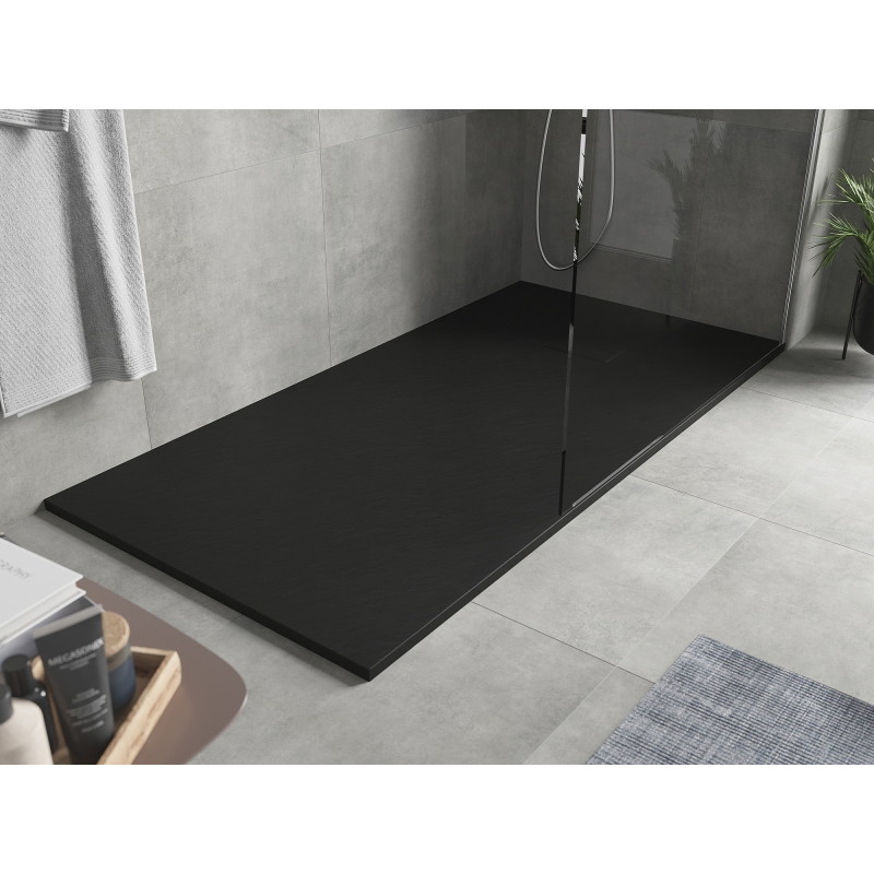 Mexen Hugo rectangular SMC shower tray 170 x 80 cm, black - 42708017