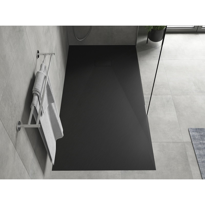 Mexen Hugo rectangular SMC shower tray 170 x 80 cm, black - 42708017