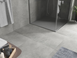 Mexen Hugo square shower tray SMC 90 x 90 cm, Grey - 42619090