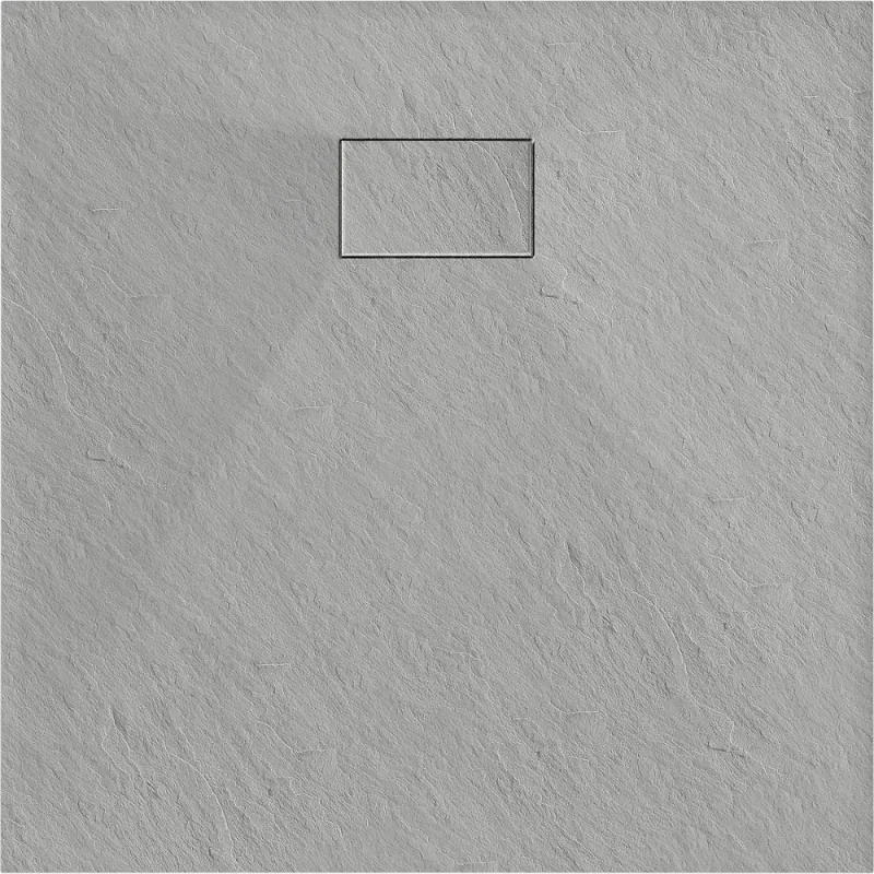 Mexen Hugo square shower tray SMC 90 x 90 cm, grey - 42619090
