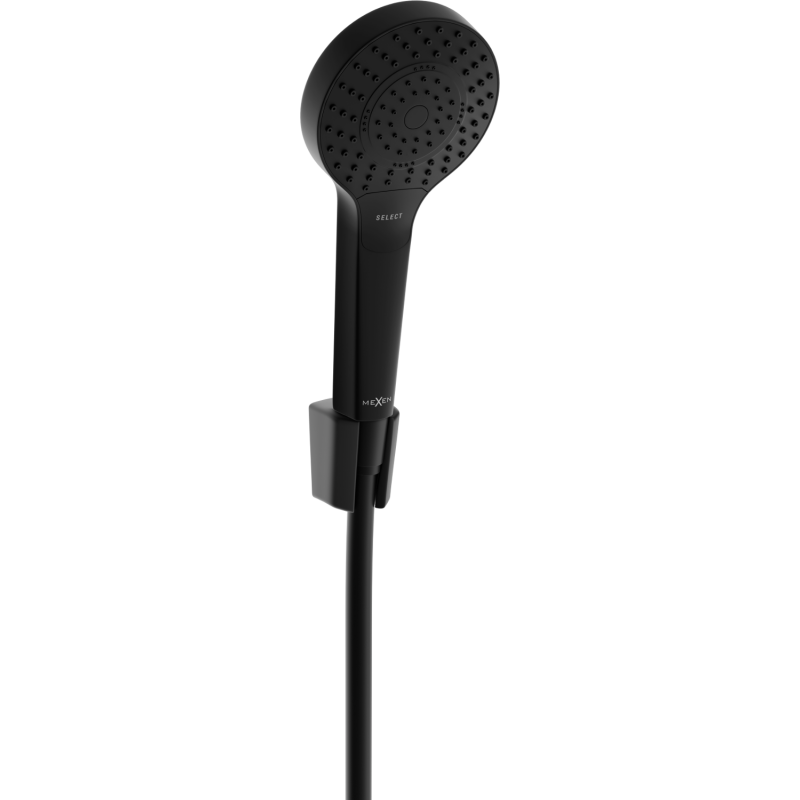 Mexen R-05 point shower set, black - 785055052-70