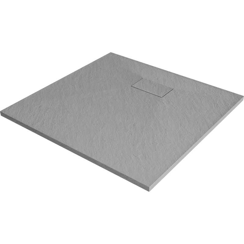 Mexen Hugo square shower tray SMC 80 x 80 cm, Grey - 42618080