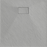 Mexen Hugo square shower tray SMC 80 x 80 cm, Grey - 42618080