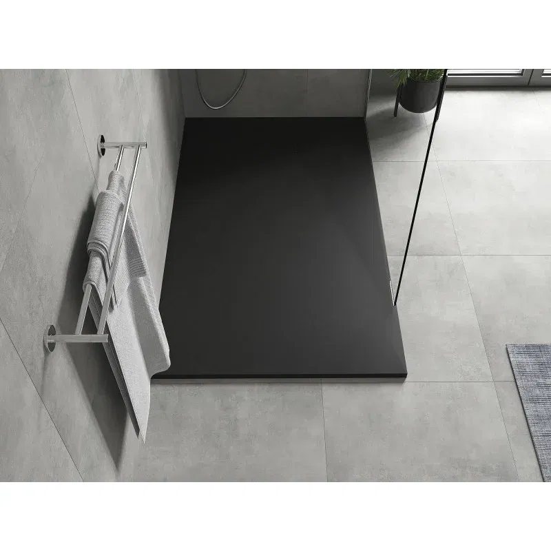 Mexen Hugo rectangular shower tray SMC 140 x 80 cm, black - 42708014