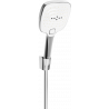 Mexen R-17 spot shower set, Chrome/White - 785175052-02