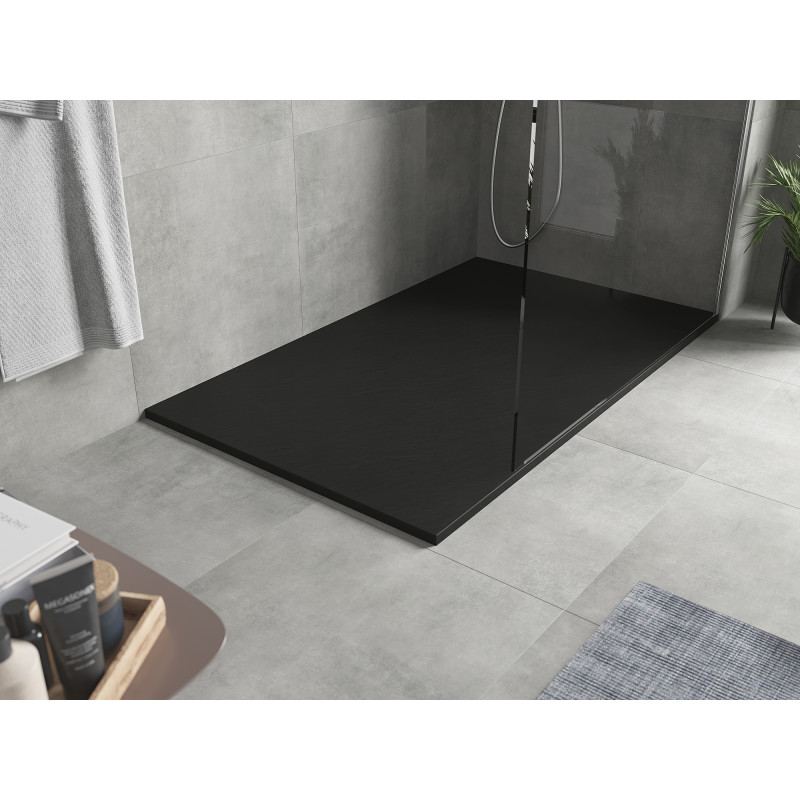 Mexen Hugo Rectangular SMC Shower Tray 140 x 70 cm, Black - 42707014
