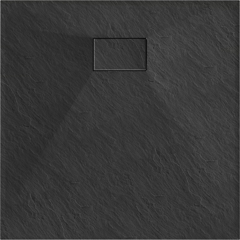 Mexen Hugo SMC square shower tray 70 x 70 cm, black - 42707070