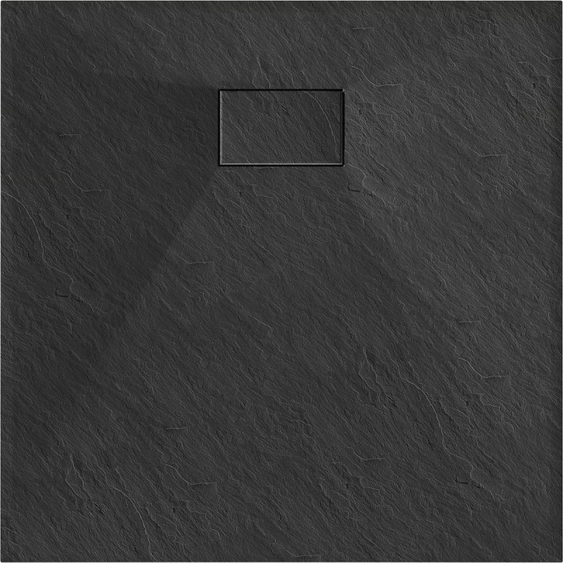 Mexen Hugo square SMC shower tray 70 x 70 cm, black - 42707070
