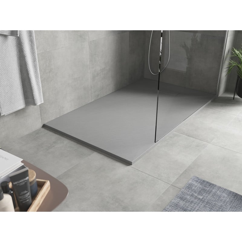 Mexen Hugo rectangular SMC shower tray 140 x 90 cm, grey - 42619014