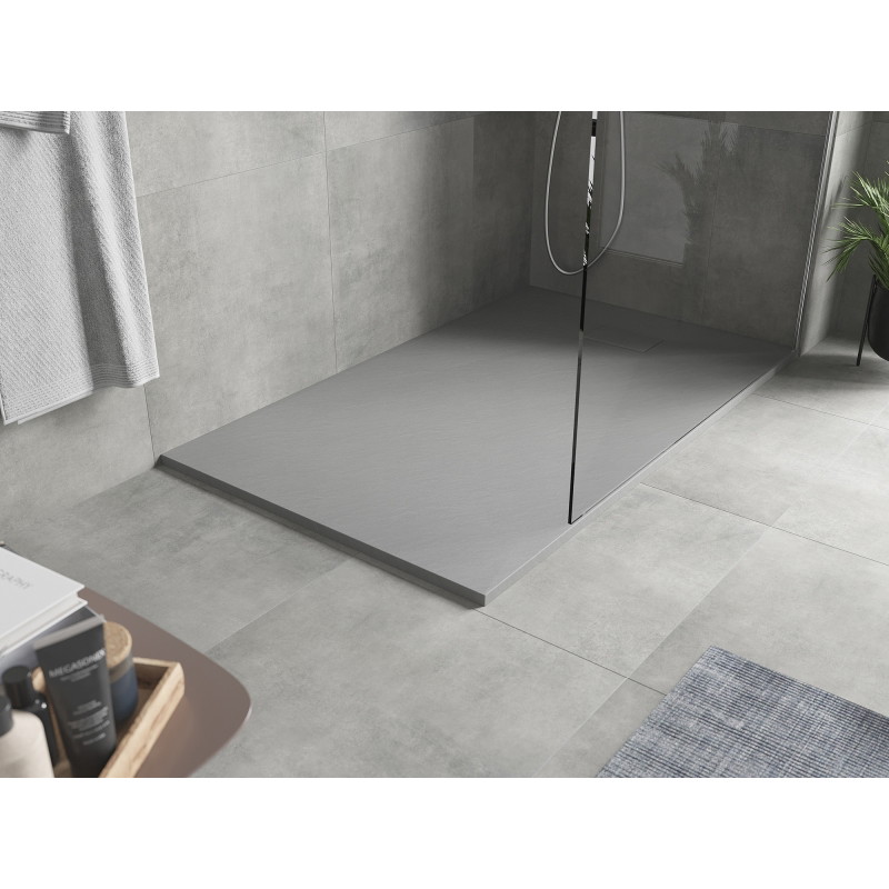 Mexen Hugo rectangular shower tray SMC 140 x 80 cm, gray - 42618014