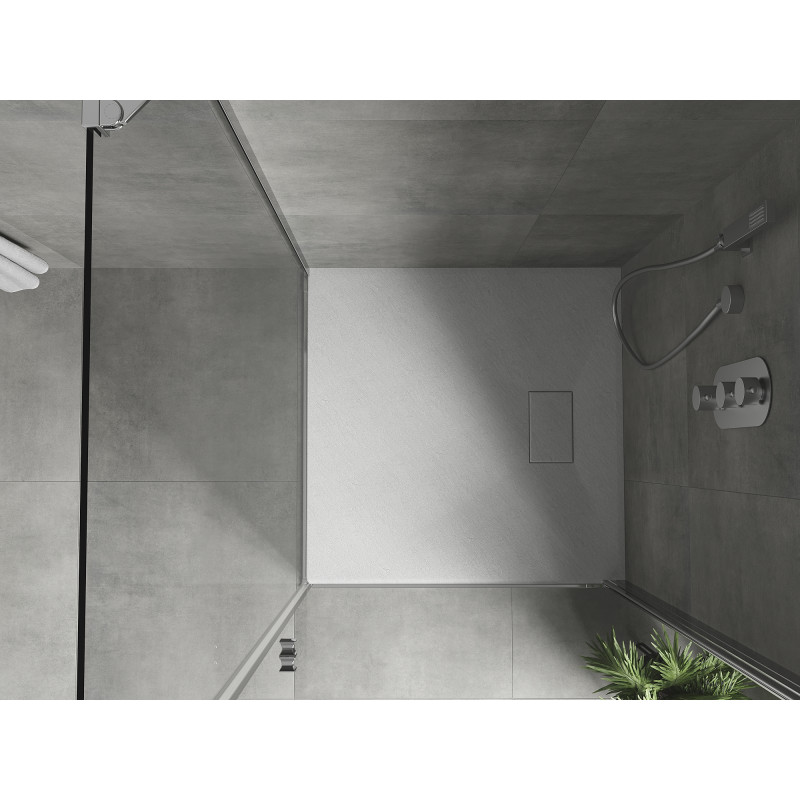 Mexen Hugo SMC square shower tray 80 x 80 cm, white - 42108080