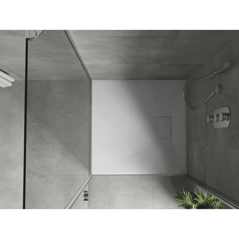 Mexen Hugo SMC Square Shower Tray 70 x 70 cm, White - 42107070