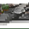 Mexen Pablo single-bowl granite sink with drainer and Savita kitchen tap, grey - 6510-71-672601-70