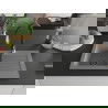 Mexen Pablo 1-compartment granite sink with a drip tray and kitchen mixer tap Savita, Grey - 6510-71-672601-70-B
