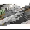 Mexen Pablo 1-compartment granite sink with a drip tray and kitchen mixer tap Savita, Grey - 6510-71-672601-70-B