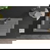 Mexen Pablo 1-compartment granite sink with a drip tray and kitchen mixer tap Savita, Grey - 6510-71-672601-70-B