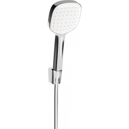 Mexen R-33 point shower set, chrome/white - 785335052-02