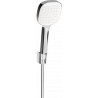 Mexen R-33 point shower set, chrome/white - 785335052-02