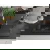 Mexen Pablo 1-compartment granite sink with a drip tray and kitchen mixer tap Savita, Black/Silver - 6510-73-672601-70-B