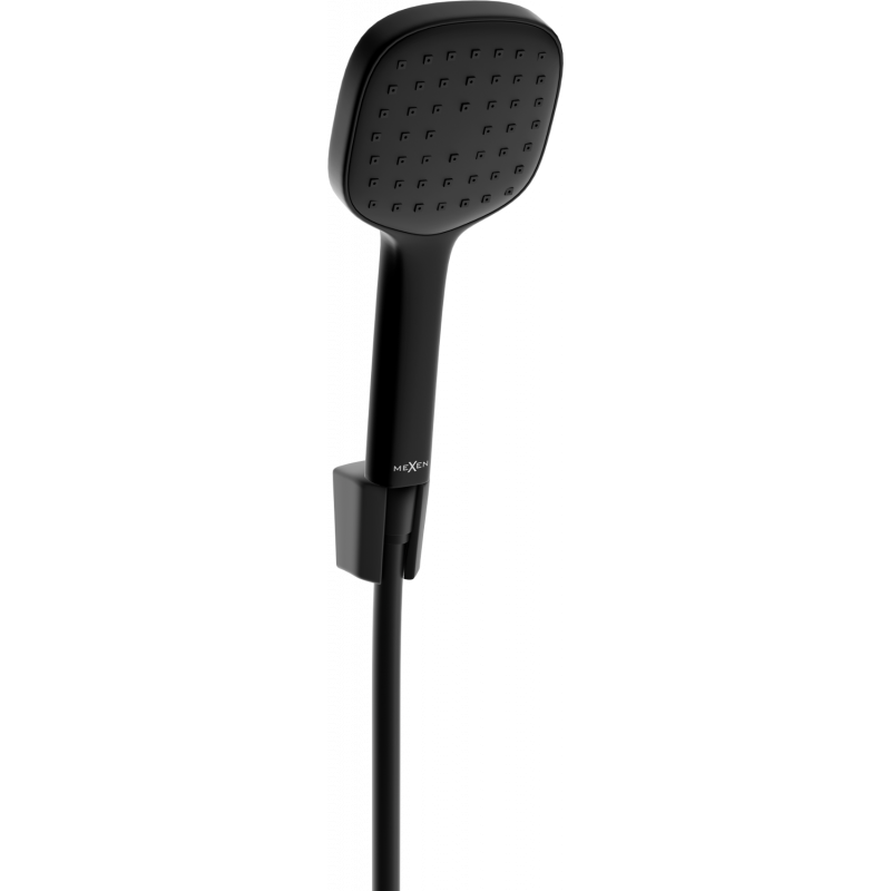Mexen R-33 fixed shower set, black - 785335052-70