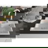 Mexen Tomas 2-compartment granite sink with a kitchen mixer tap Savita, White - 6516-20-672601-20