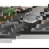 Mexen Tomas 2-compartment granite sink with a kitchen mixer tap Savita, Grey - 6516-71-672601-00