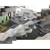 Mexen Tomas 2-compartment granite sink with a kitchen mixer tap Savita, Grey - 6516-71-672601-70