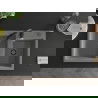 Mexen Tomas 2-compartment granite sink with a kitchen mixer tap Savita, Grey - 6516-71-672601-70-B