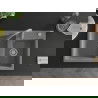 Mexen Tomas 2-compartment granite sink with a kitchen mixer tap Savita, Grey - 6516-71-672601-71