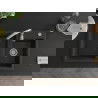 Mexen Tomas 2-compartment granite sink with a kitchen mixer tap Savita, Black/Gold metallic - 6516-75-672601-00