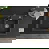 Mexen Tomas 2-compartment granite sink with a kitchen mixer tap Savita, spotted black - 6516-76-672601-70