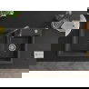 Mexen Tomas 2-compartment granite sink with a kitchen mixer tap Savita, spotted black - 6516-76-672601-76